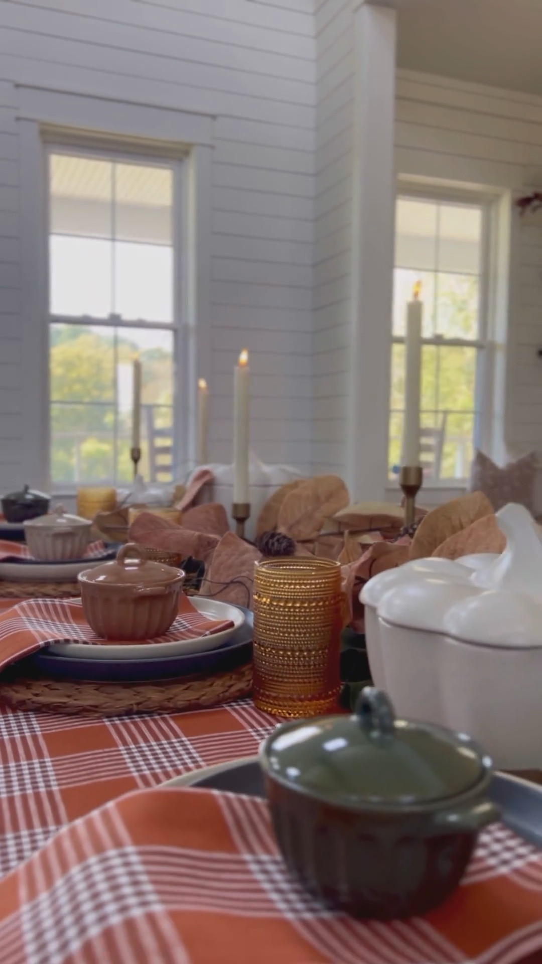 Fall tablescape using traditional fall oranges! I loved creating this look for Solino Home using mostly pieces from Amazon! The ramekins and glasses were my faves!

#LTKStyleTip #LTKSeasonal #LTKHome