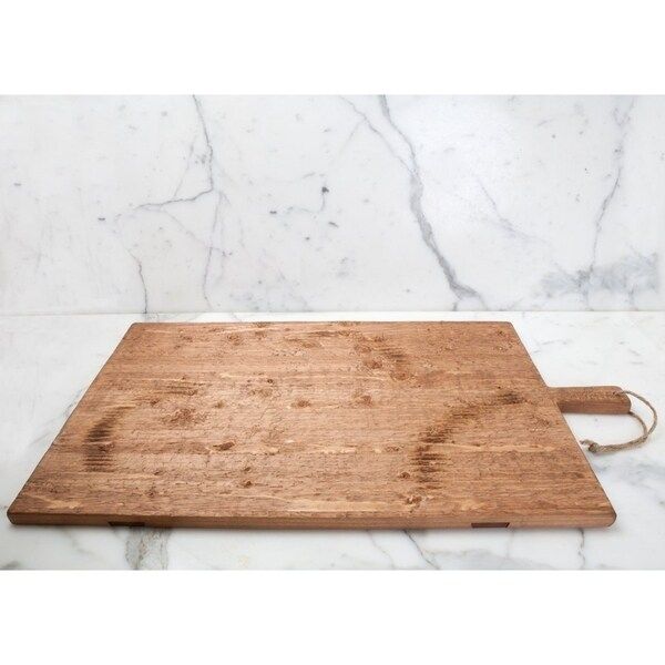 Pine Extra Large Rectangle Charcuterie Board, 33.5"L Natural | Bed Bath & Beyond