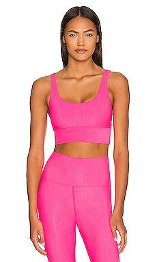 BEACH RIOT Leah Sports Bra in Pink Shine from Revolve.com | Revolve Clothing (Global)