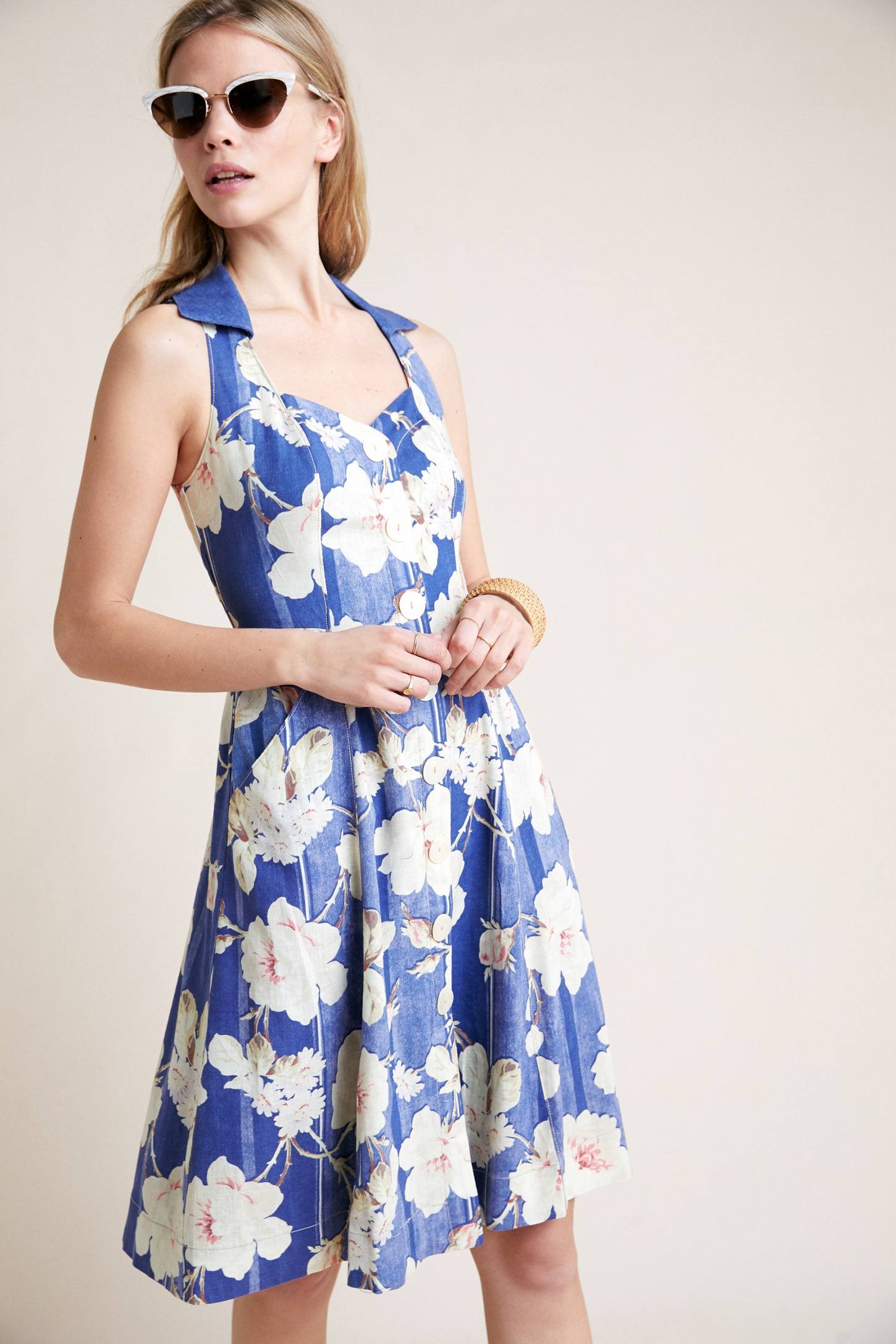 Camellia Collared Dress | Anthropologie (US)