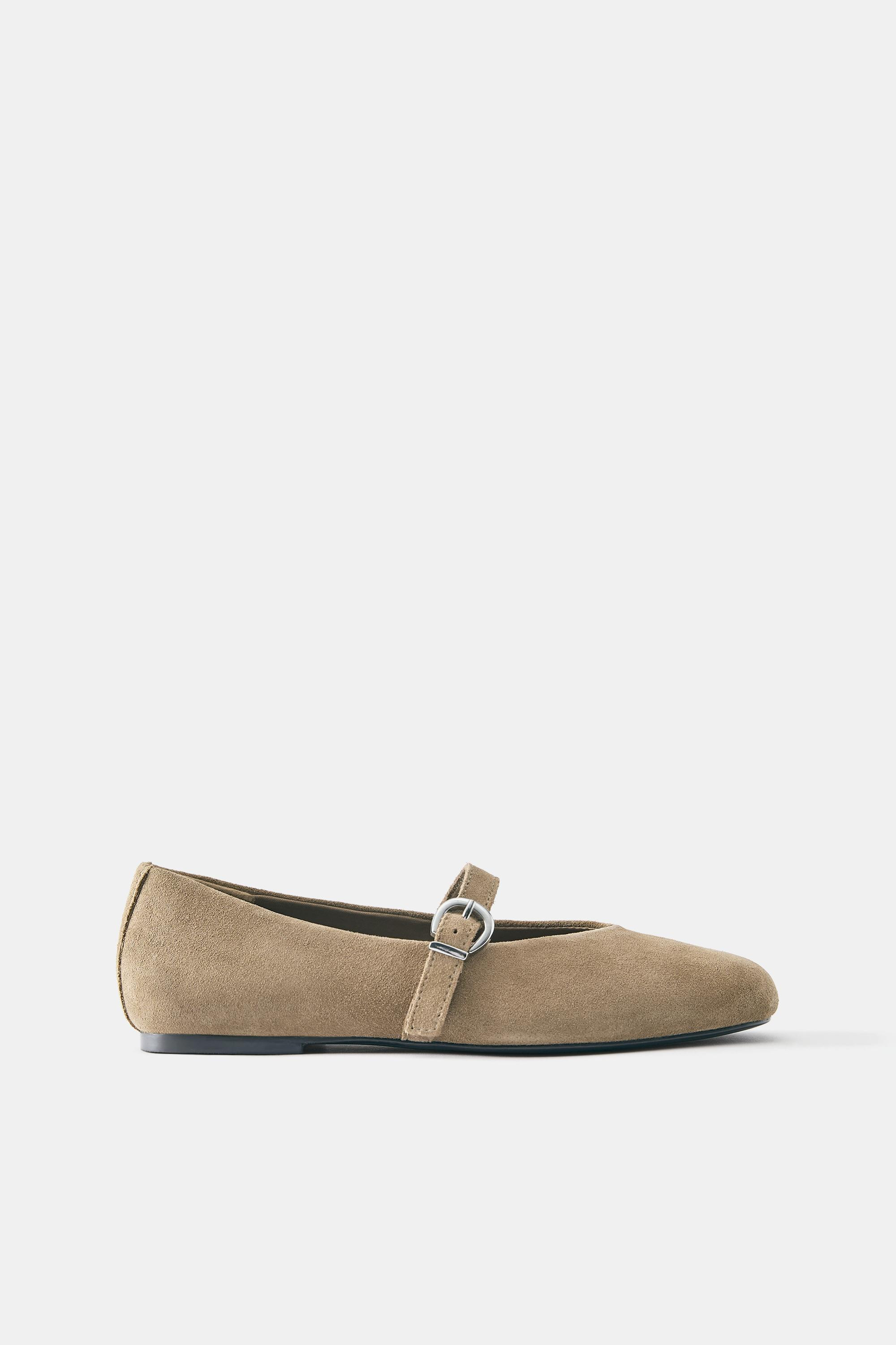 Leather ballerinas | Pull&Bear United Kingdom | PULL and BEAR UK