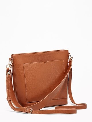 Faux-Leather Bucket Bag for Women | Old Navy US