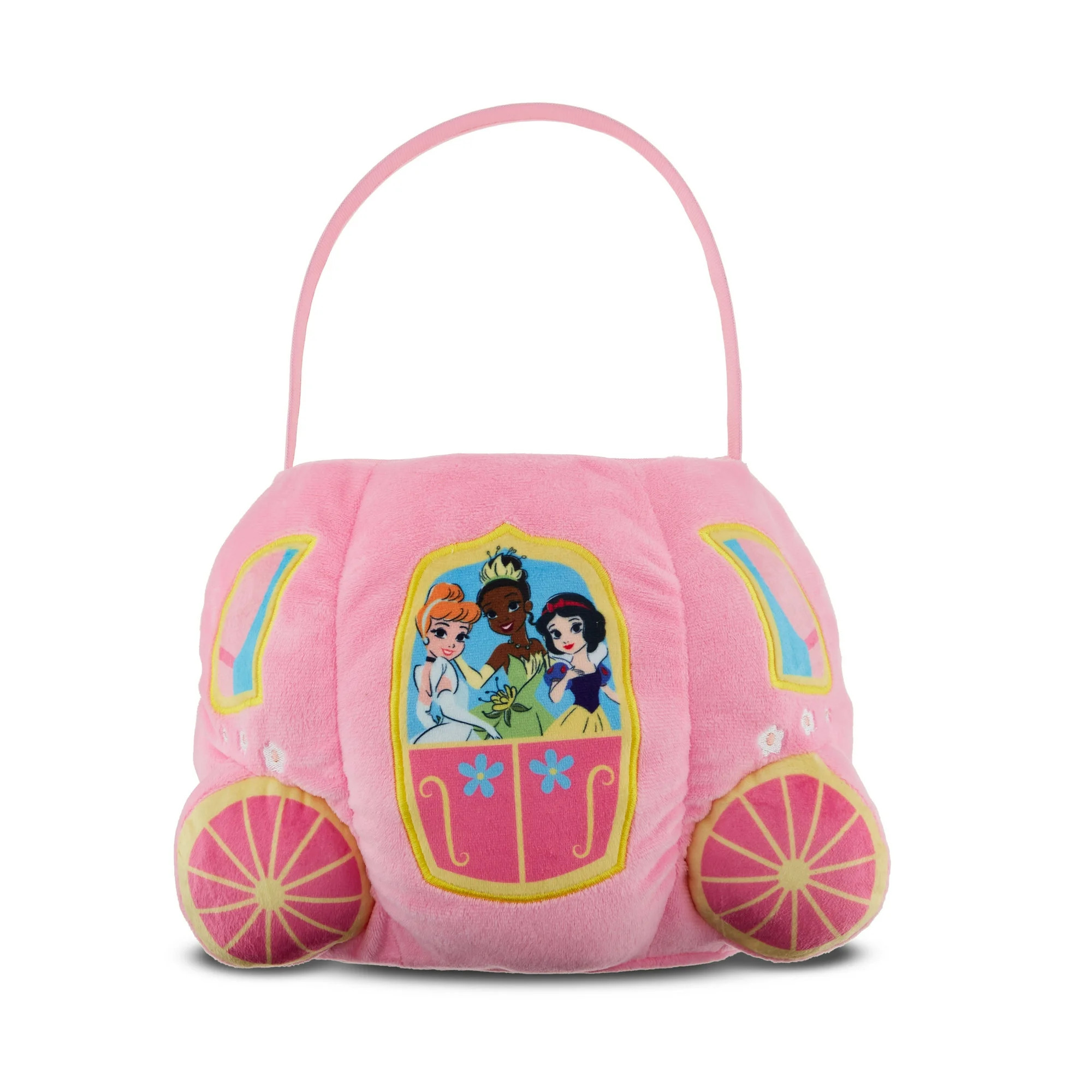 Disney Princess Pink Plush Basket by Ruz - Walmart.com | Walmart (US)