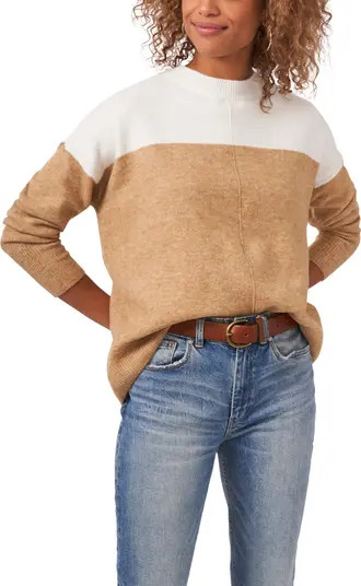 Extended Shoulder Colorblock Sweater | Nordstrom