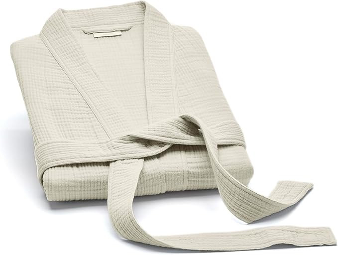 BOLL & BRANCH Dream Robe - 100% Organic Cotton - Ultra Soft, Lightweight, Breathable, and Pre Shr... | Amazon (US)
