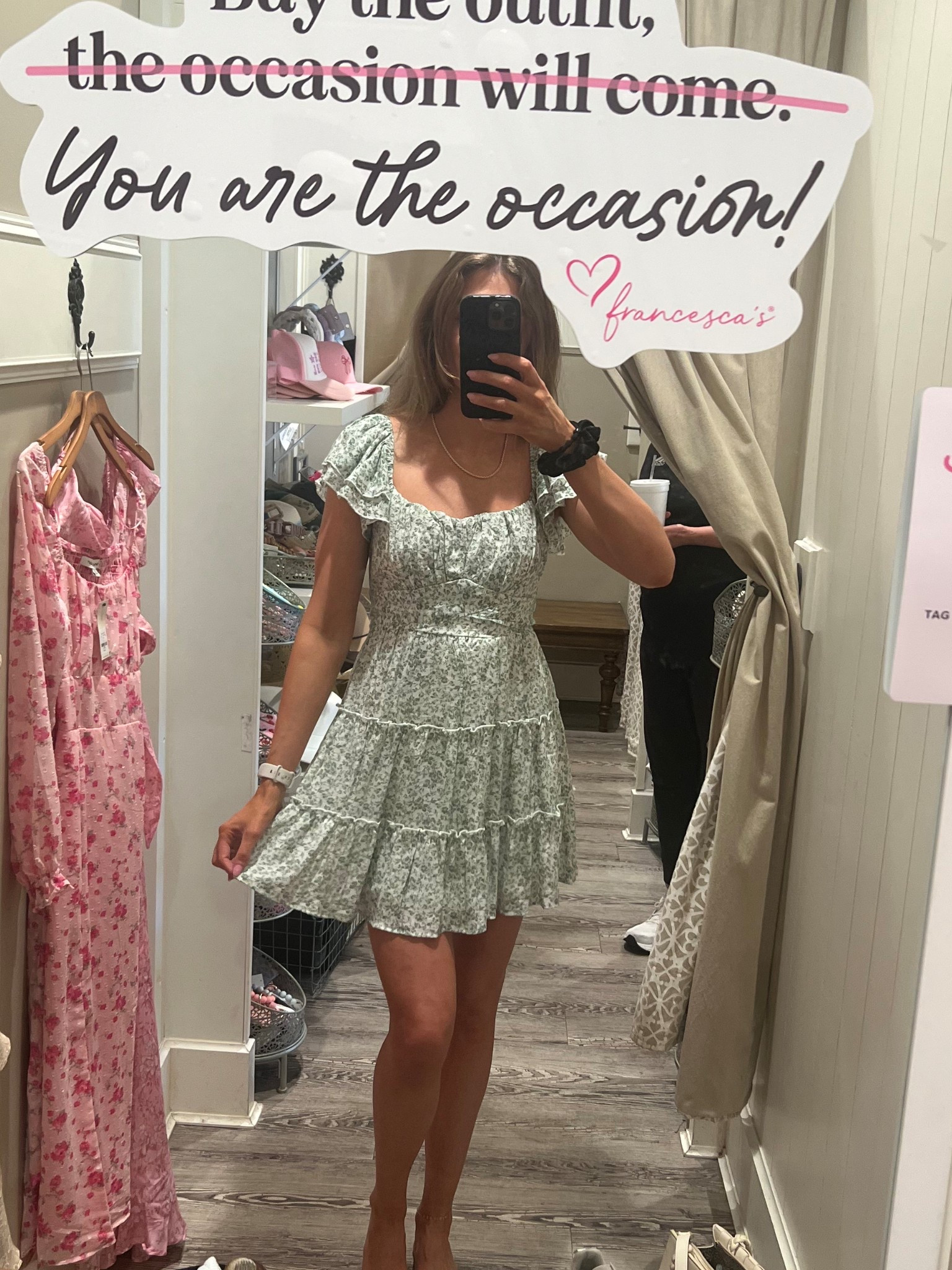 I’ll have to get some cute pictures of this one when I wear it out! Bc it’s so so adorable in person 