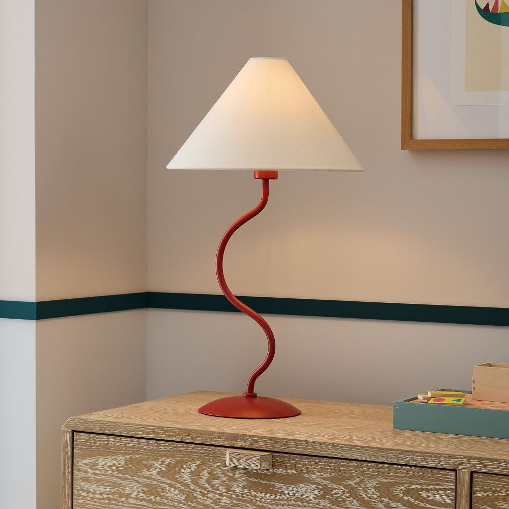 Zigzag Table Lamp (24") | West Elm (US)