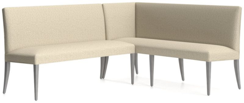 Miles Medium Left Facing Corner Banquette | Crate & Barrel | Crate & Barrel
