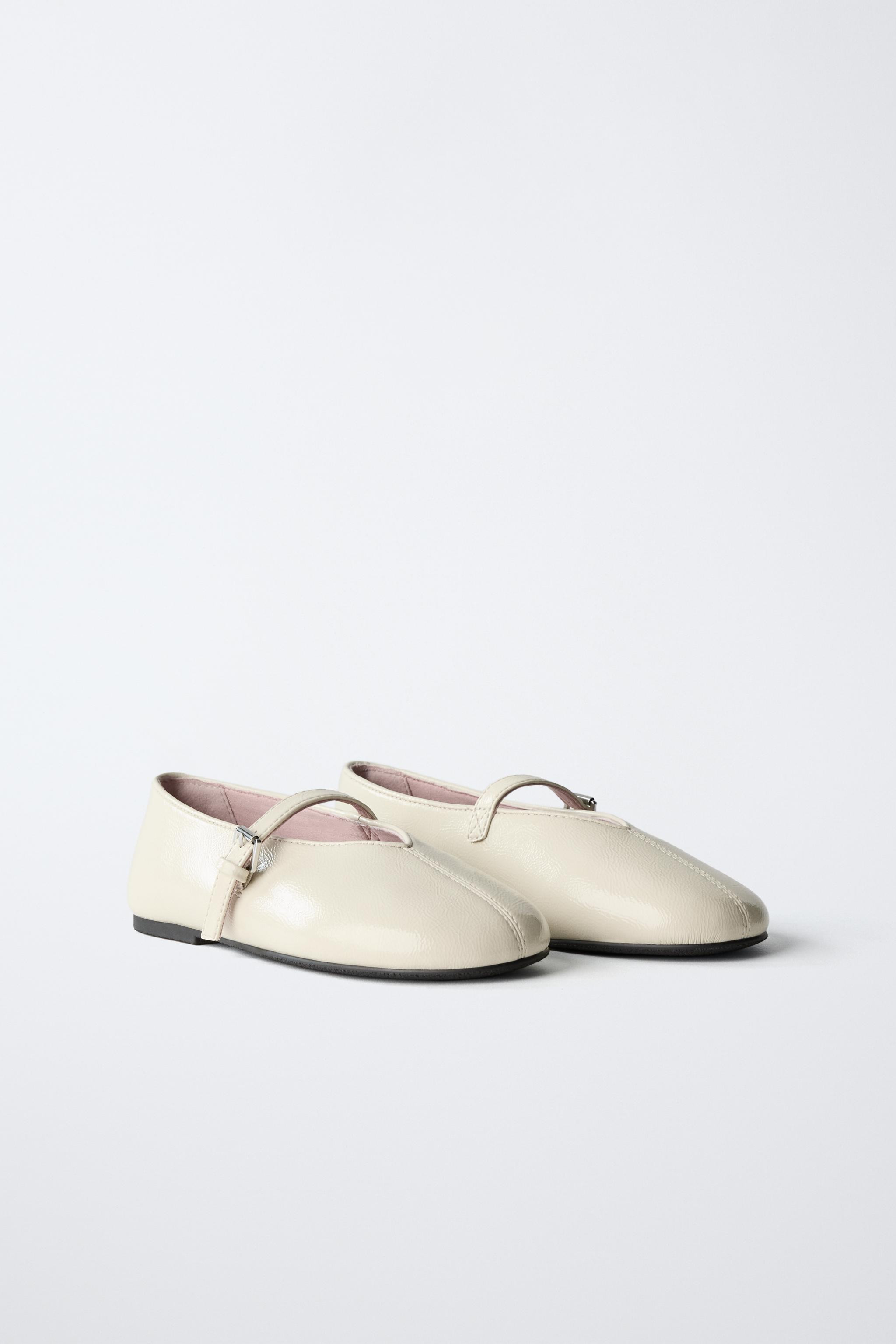 PATENT BALLET FLATS | Zara US