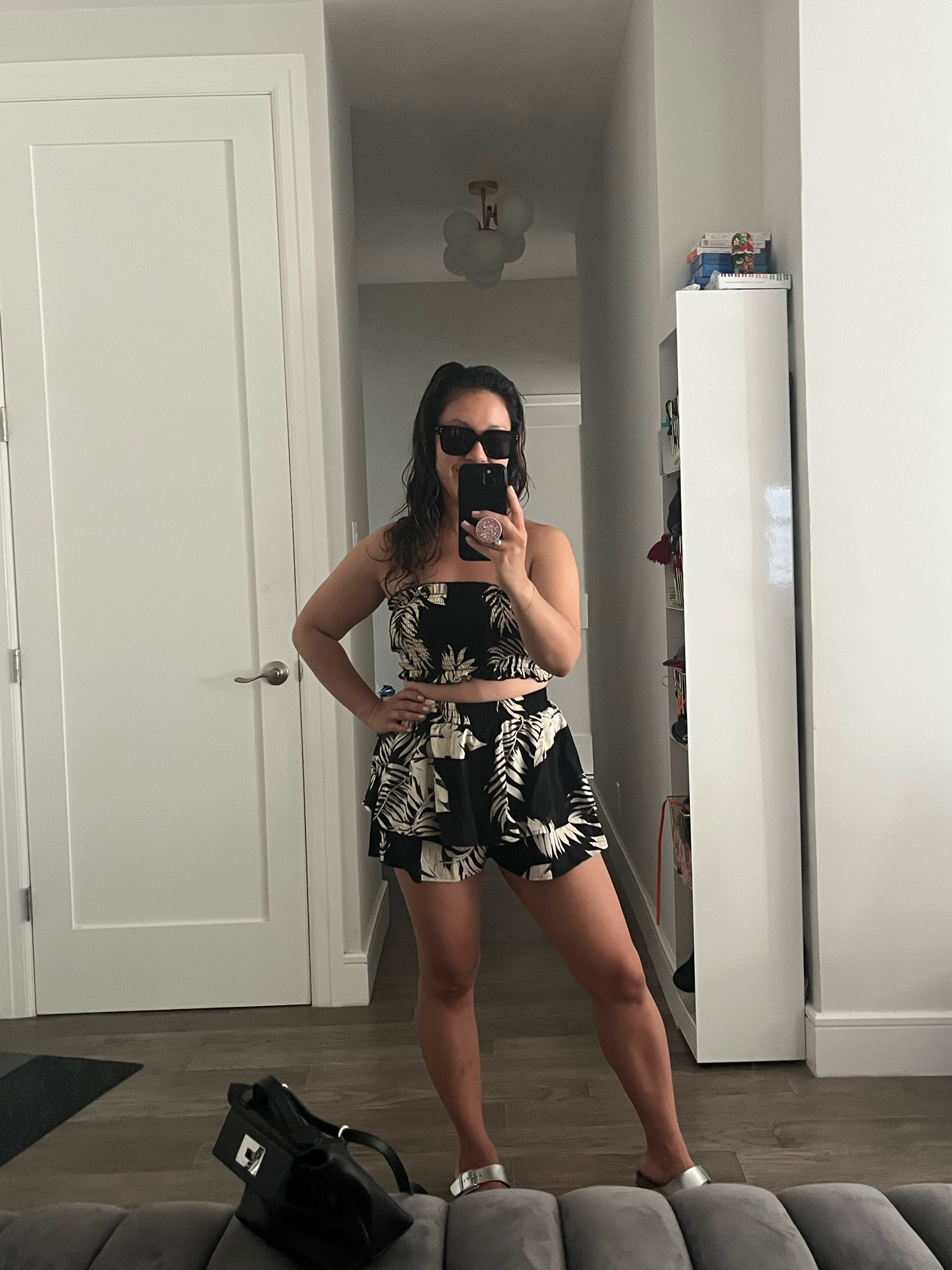 Are you going away soon? Two-piece set. Tropical print. Skirt set. I’m wearing an extra small. Shoulder straps are included. The skirt is a pair of shorts!

#LTKTravel #LTKFindsUnder50 #LTKSwim