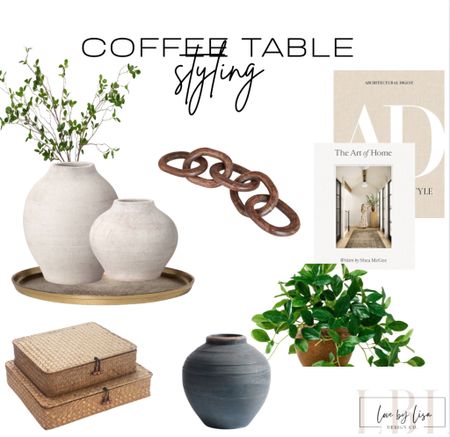 Coffee table styling 