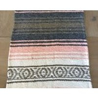 Mexican blanket table runner, falsa yoga mat, boho chic decor, rustic wedding, tribal Fiesta, baby shower, Llama party supplies, Llama decor | Etsy (US)