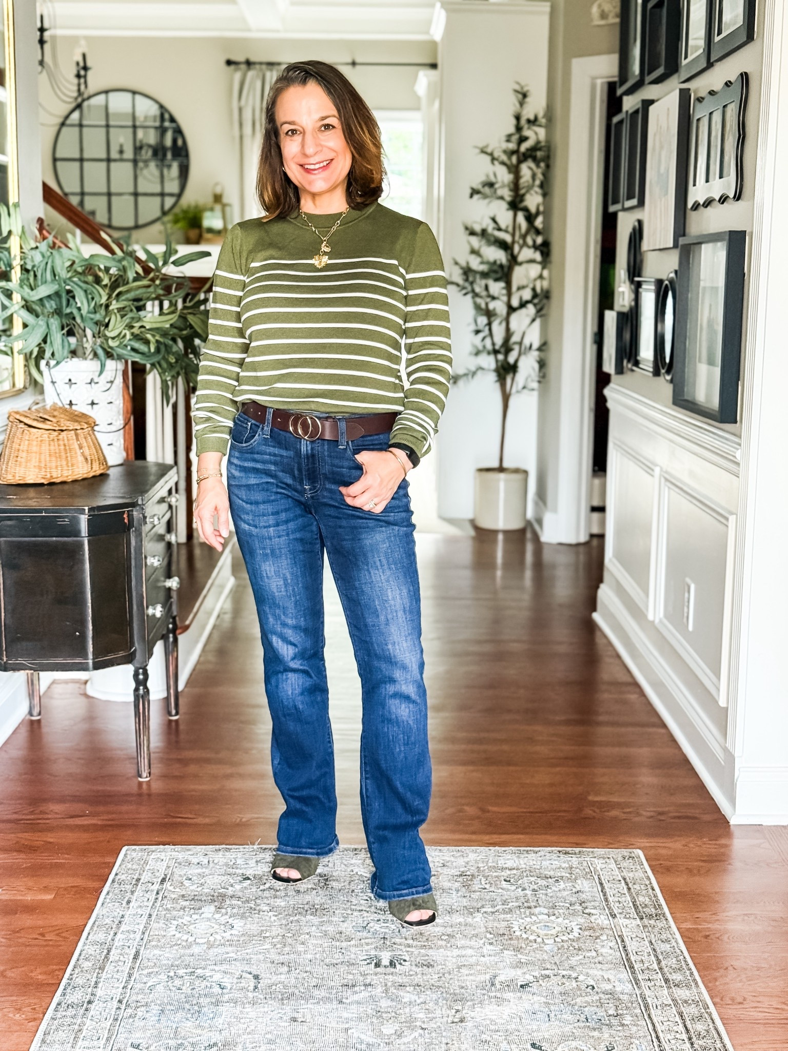 Striped wool-blend crewneck
A preppy striped crewneck sweater that gives major fall fashion vibes and works with everything from jeans to skirts. This wool-blend Amazon staple is a must-have for classic layering.

#LTKFindsUnder50 #LTKSeasonal #LTKPetite