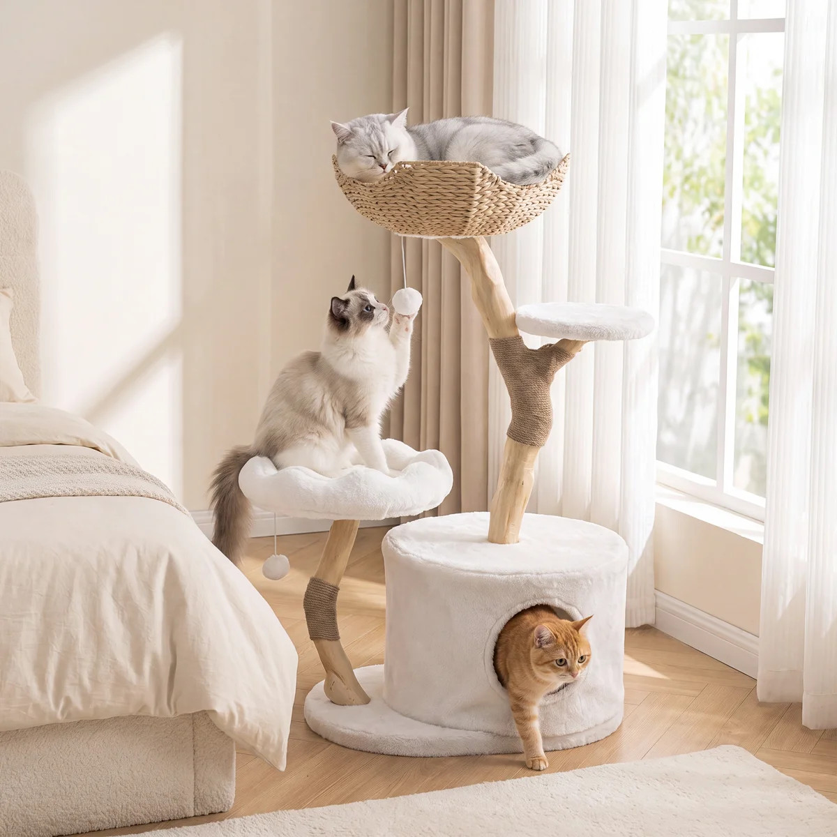 Solid Wood Cat Tree | Wayfair North America