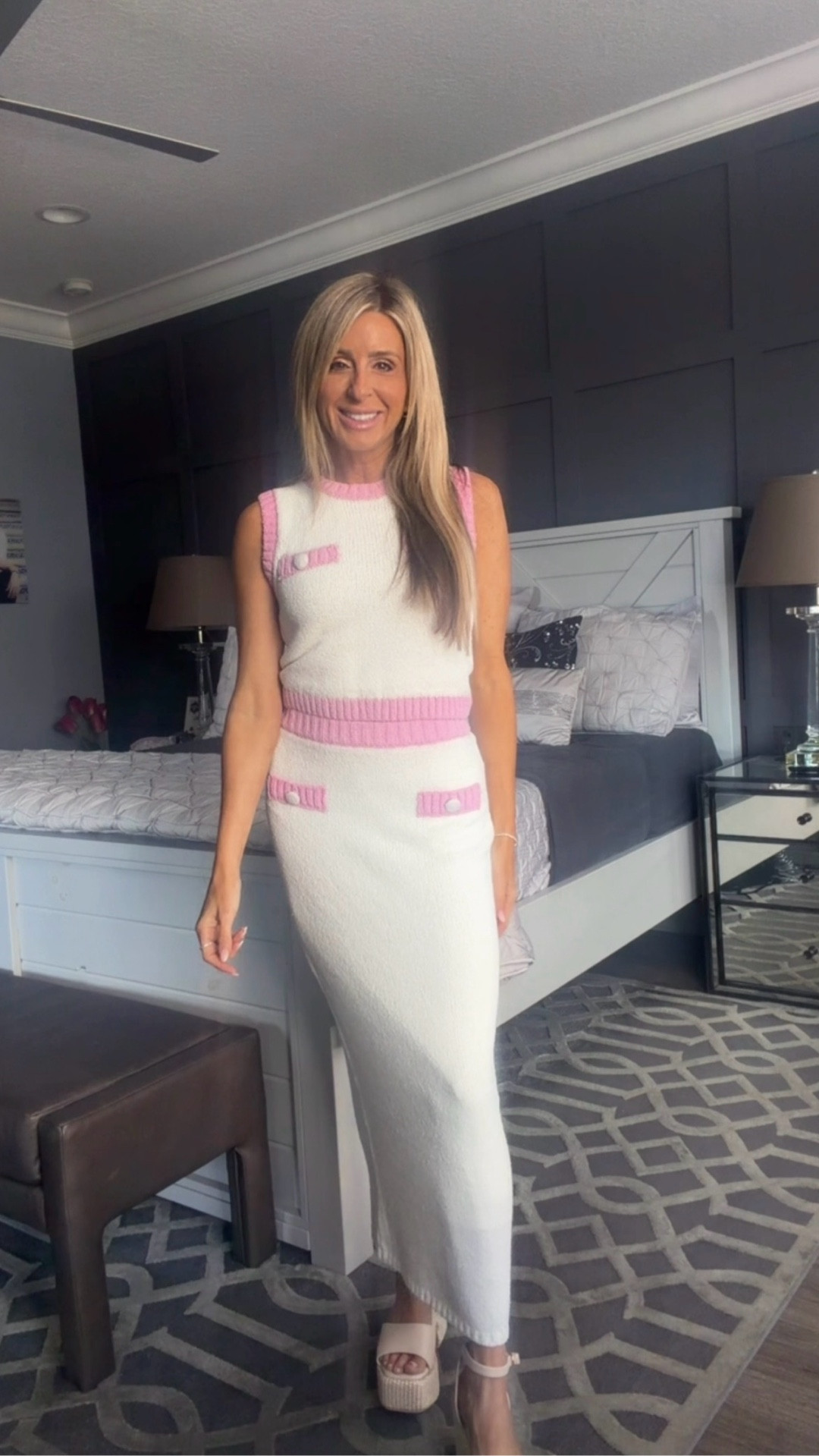 Have a 35% off code for you for Vici!

FLORIDAYOGAMAMA35

Jeans run tts but you can size down in top and skirt 

#LTKgrwm #LTKOver40 #LTKmomlife