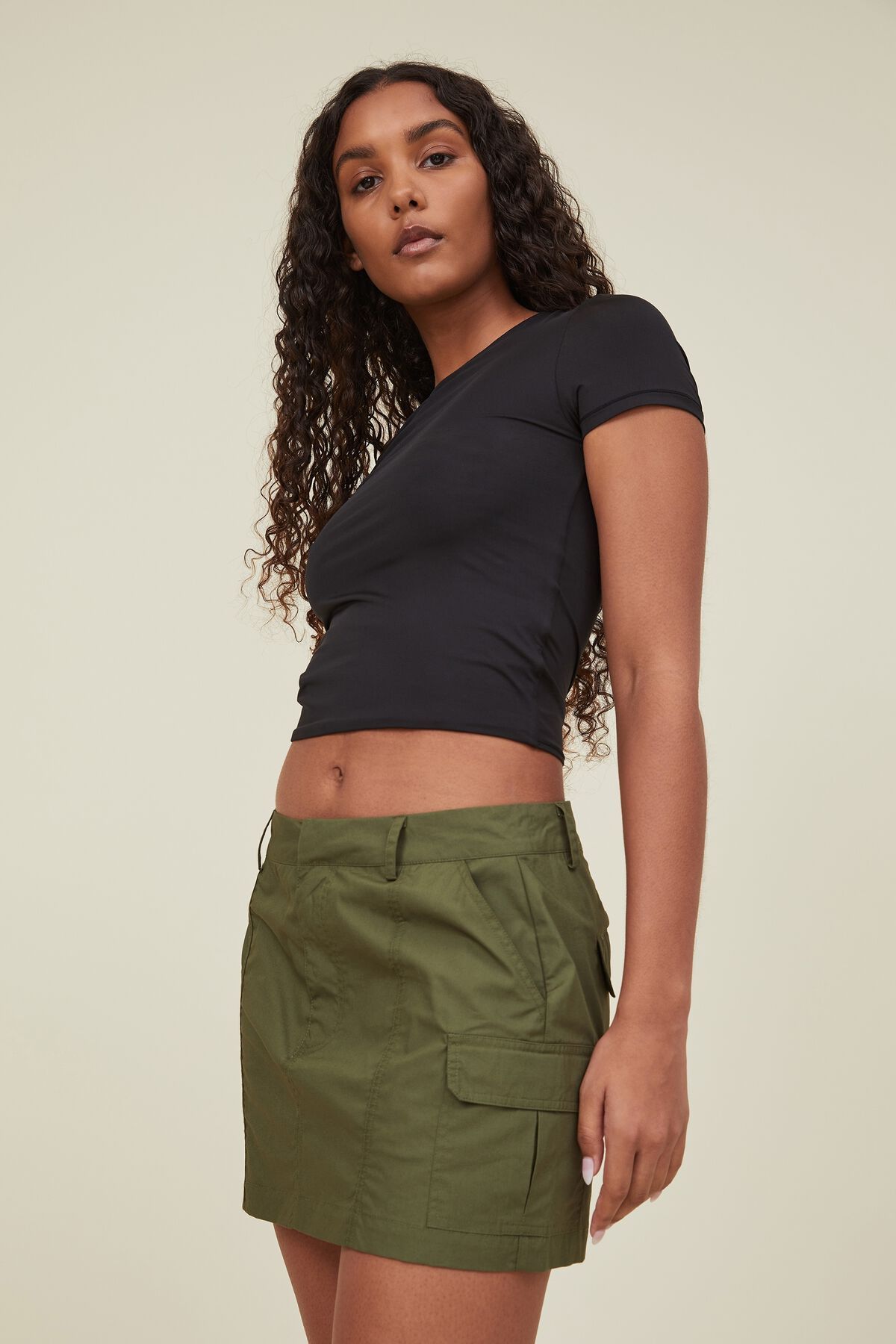Saia - Scout Cargo Low Rise Mini Skirt | Cotton On (US)