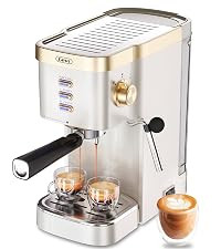 Gevi Espresso Machine 20 Bar High Pressure,Compact Espresso Machines with Milk Frother Steam Wand... | Amazon (US)