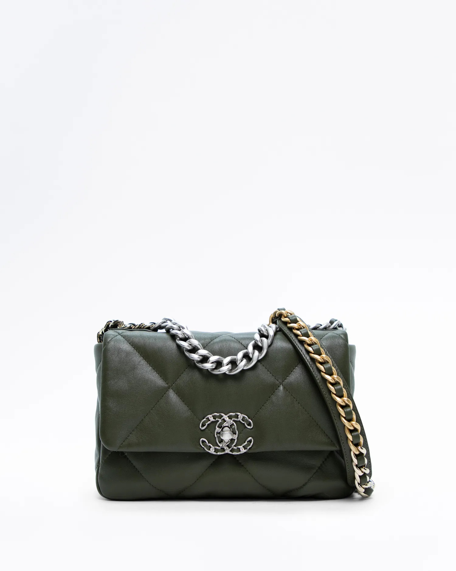 Lambskin Chanel 19 Flap Bag | Vivrelle