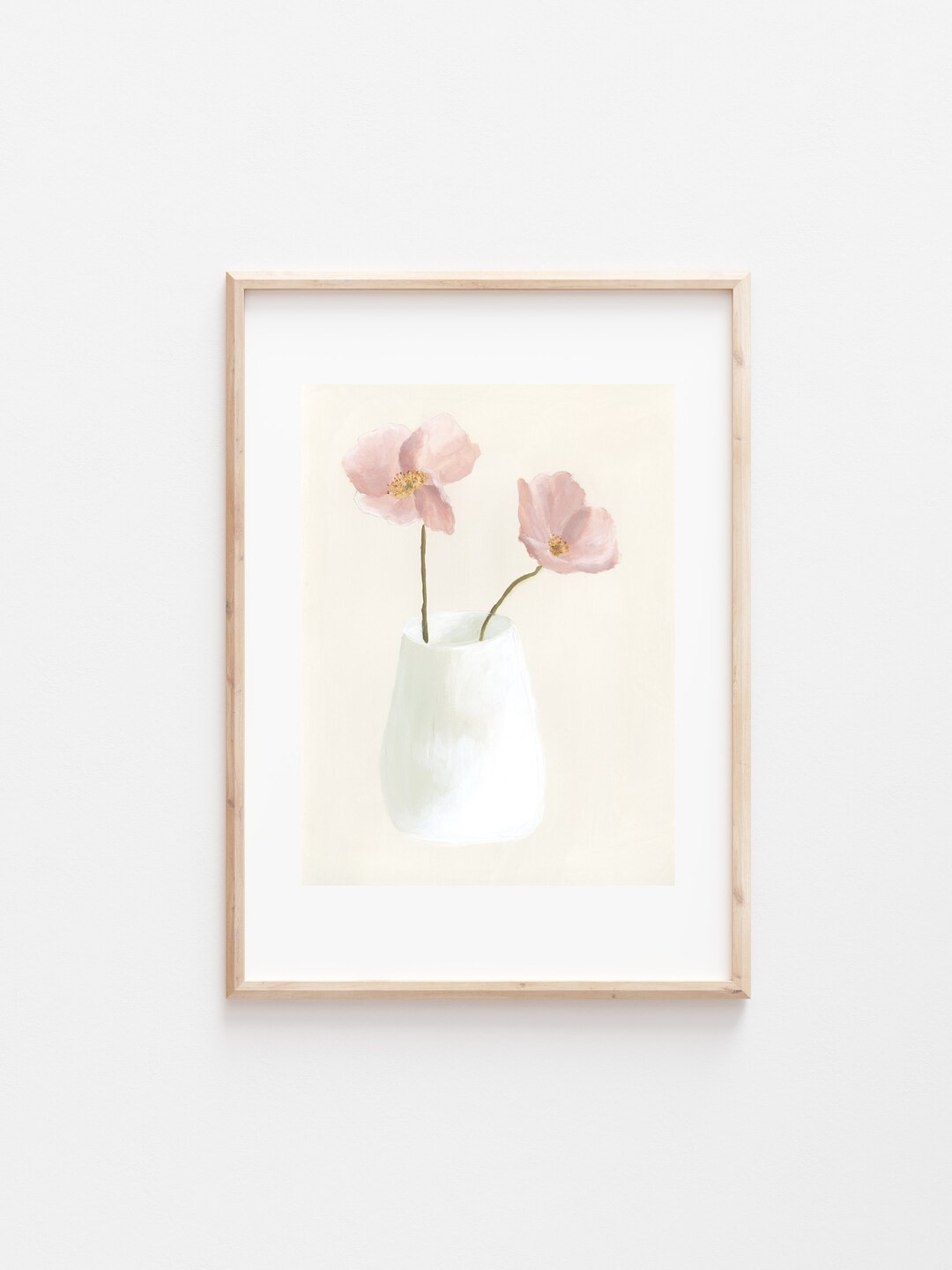 Floral Print Floral Painting Floral Artwork Poppy Painting - Etsy | Etsy (US)