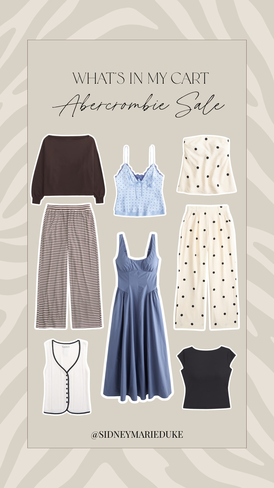 What’s in my cart from the Abercrombie sale 🤍 so many good pieces right now—15% off almost everything or 20% off 3+ items



Spring outfits 2026, summer outfits, matching set, spring dresses, vacation outfits beach, good deals, sale alert, sidneymarieduke 

 #LTKootd #LTKSeasonal #LTKSaleAlert