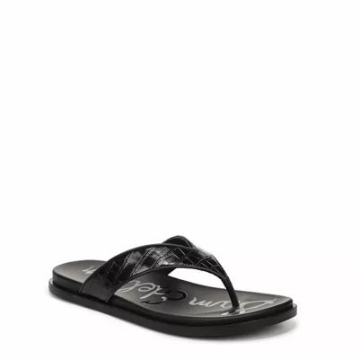 Sam Edelman Women's Lila Flip Flop Sandal, Black, 5.5M | Belk