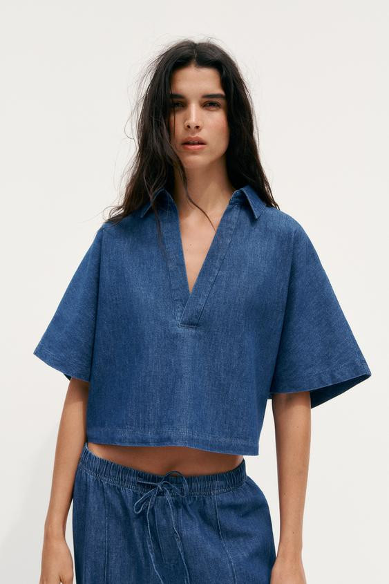 TRF DENIM SHIRT | Zara US