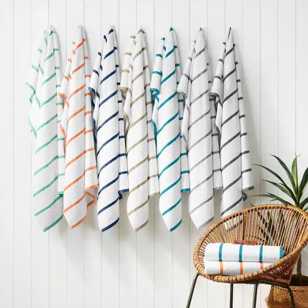 Arkwright Las Rayas 4-Piece Striped Beach Towel Set - 30x60 - Bed Bath & Beyond - 36553280 | Bed Bath & Beyond