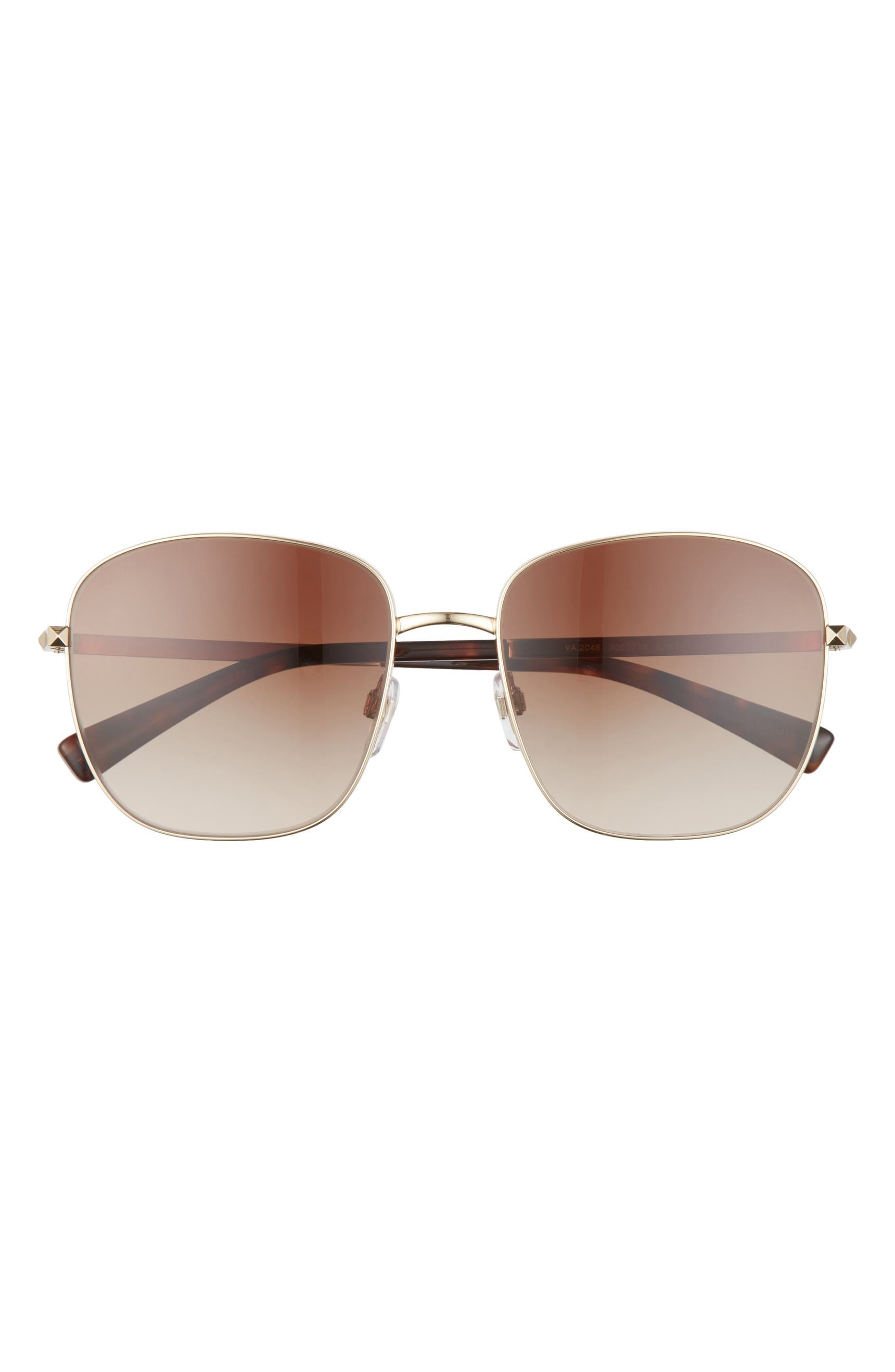 57mm Studded Sunglasses | Nordstrom