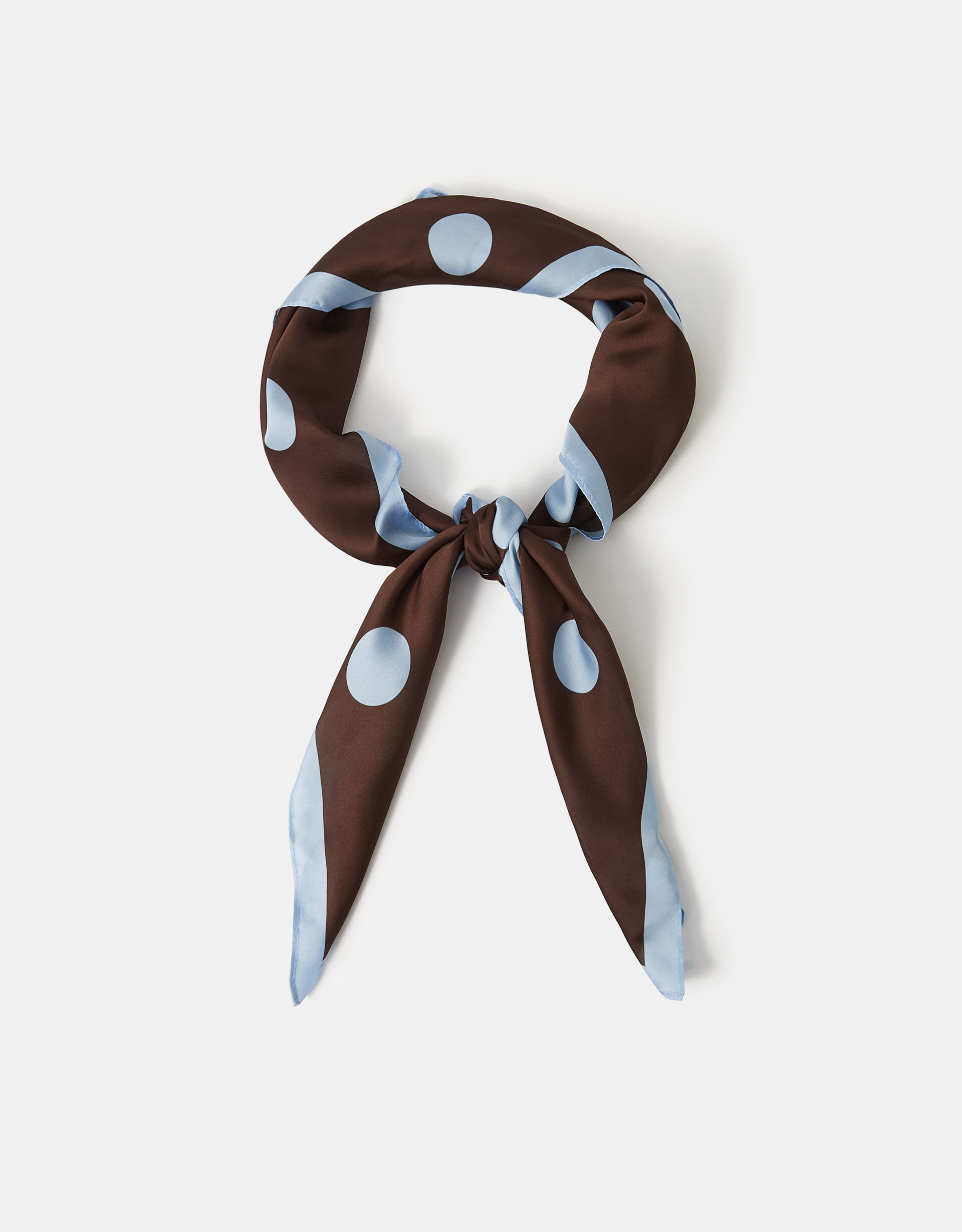 Polka Dot Square Satin Scarf | Accessorize (Global)