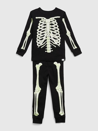 babyGap 100% Organic Cotton Interactive Bones PJ Set | Gap (US)