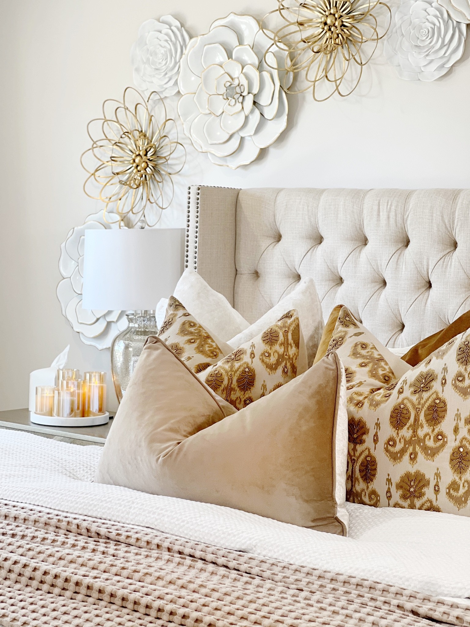 Shop similar fall throw pillows from my bedroom.

Fall throw pillows 
Velvet pillow covers 
Block print pillow covers 
Vintage pillows

#LTKSeasonal #LTKHoliday #LTKhome