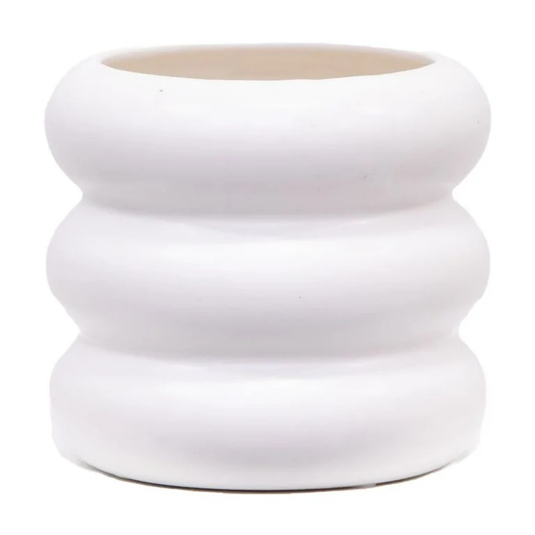 Mainstays 5" White Ceramic Bubble Planter | Walmart (US)