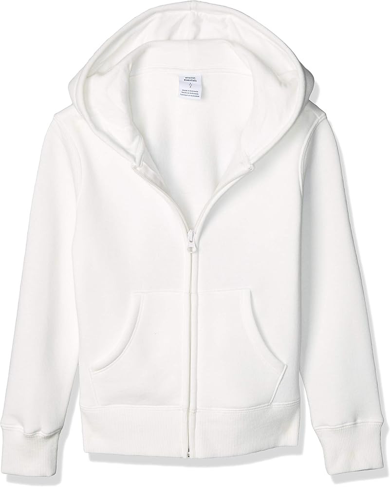 Amazon Essentials Girls and Toddlers' Fleece Zip-Up Hoodie Sweatshirt | Amazon (US)