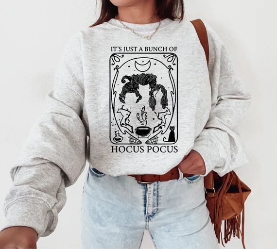 Hocus Pocus Sweatshirt, Sanderson Sisters Sweatshirt, Retro Hocus Pocus, It's Just a Bunch of Hoc... | Etsy (US)