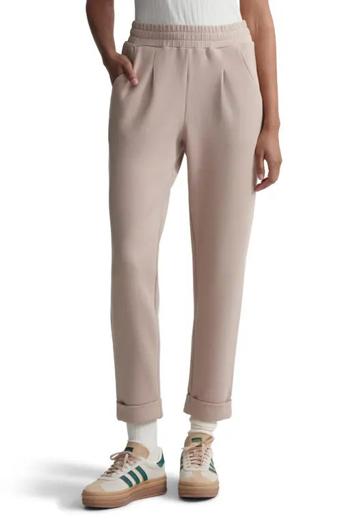 Varley Rolled Cuff Pants in Light Taupe at Nordstrom, Size Large | Nordstrom