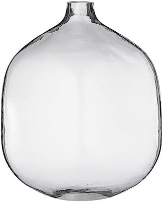 Deco 79 Recycled Glass Handmade Spanish Vase, 11" x 8" x 15", Clear | Amazon (US)