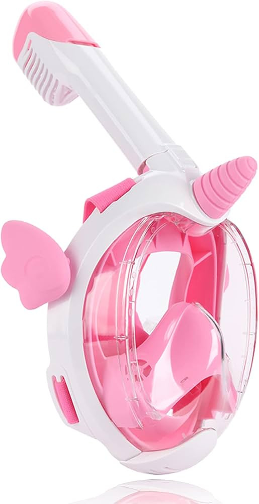Snorkel Mask Full Face for Kids, Snorkeling Set with 180° HD Seaview, Anti-Fog Anti-Leak Breathe... | Amazon (CA)