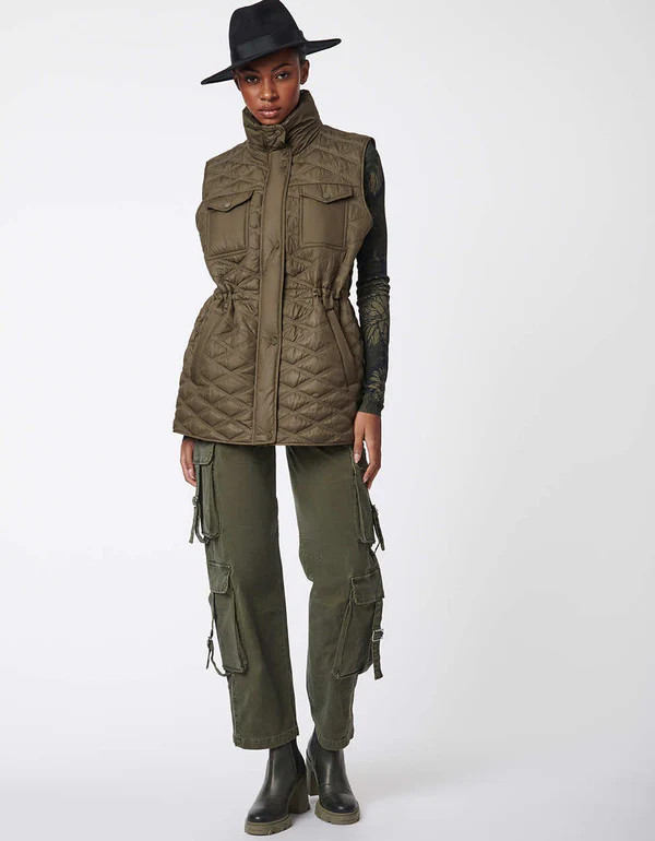 Glamp Utility Puffer Vest | Bernardo Fashions