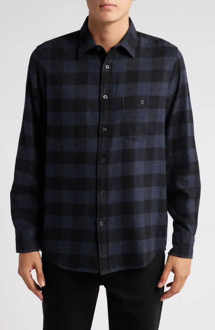 Treasure & Bond Grindle Buffalo Plaid Flannel Button-Up Shirt | Nordstrom | Nordstrom