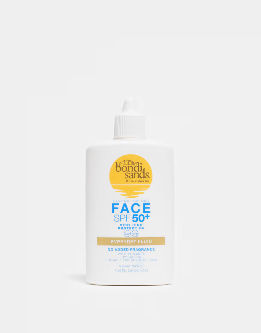 Bondi Sands SPF 50+ Fragrance Free Face Fluid 50ml-No colour | ASOS (Global)