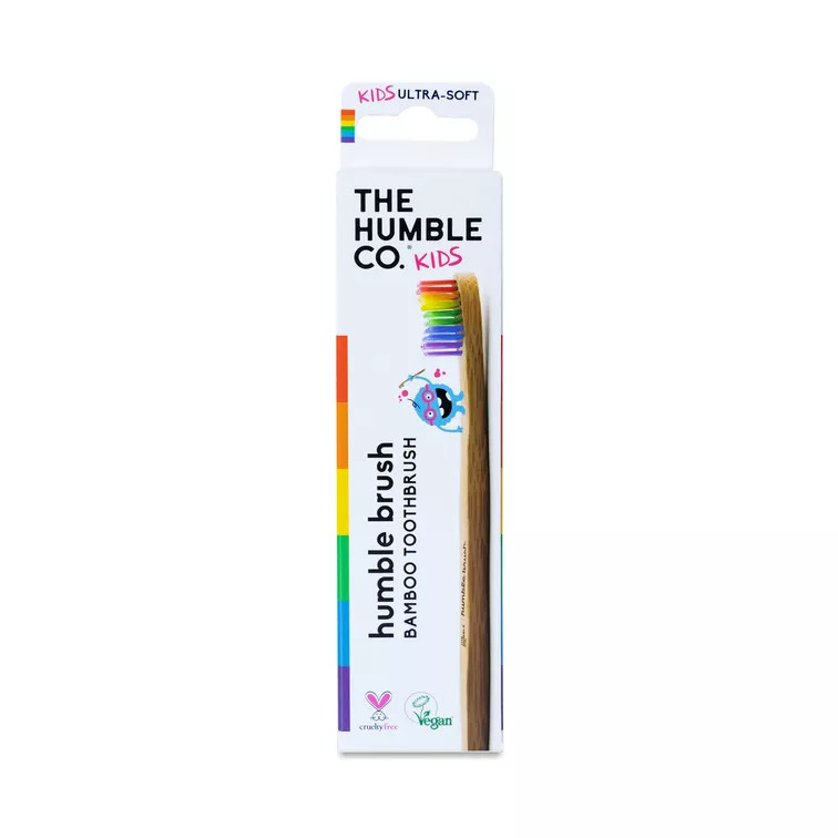 The Humble Co., Ultra Soft Kids Toothbrush, Rainbow | Thrive Market