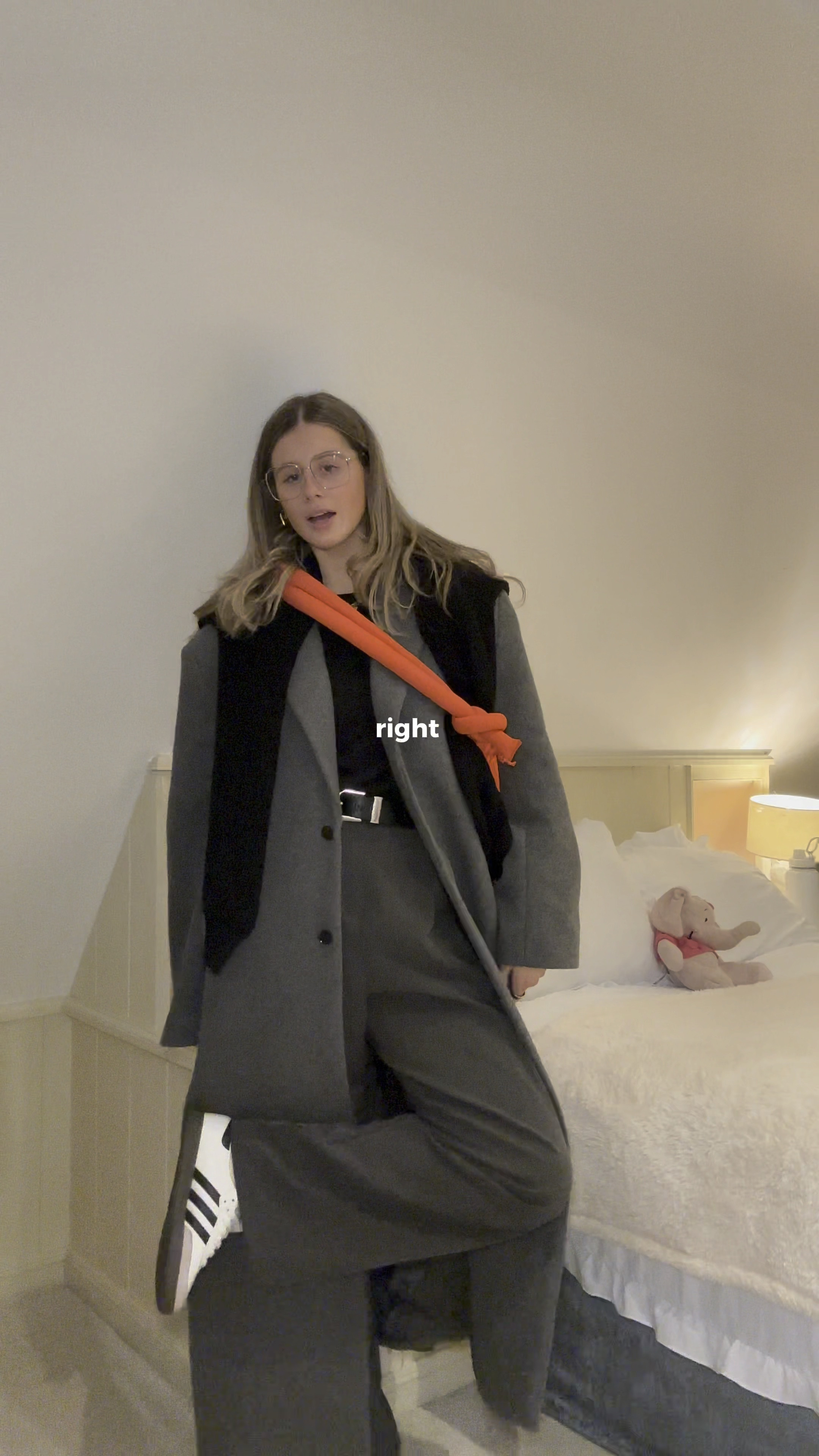 work wear, office outfit inspo, black long sleeve, grey trousers, silver belt, black knit, white samba

#LTKMostLoved #LTKworkwear #LTKstyletip