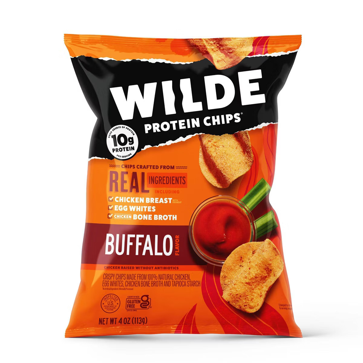 WILDE Protein Chips Buffalo 4oz | Target