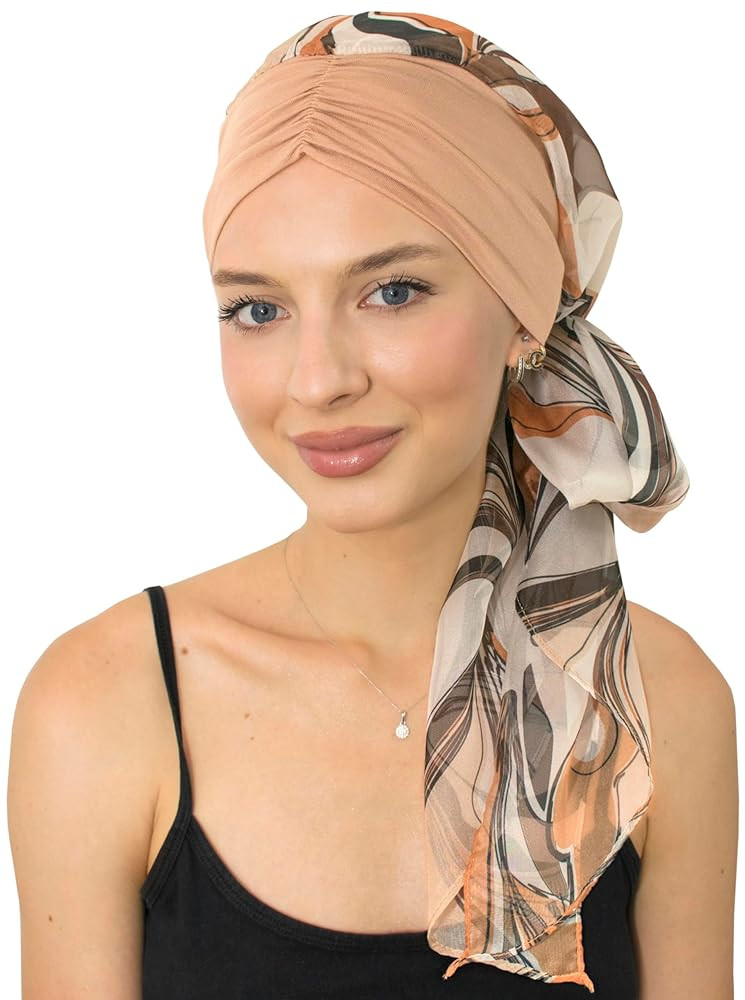 CAPLORD Head Scarf for Women Skull Cap Chemo Patients Headwear Cancer Hair Loss Scarf Headwrap Co... | Amazon (US)