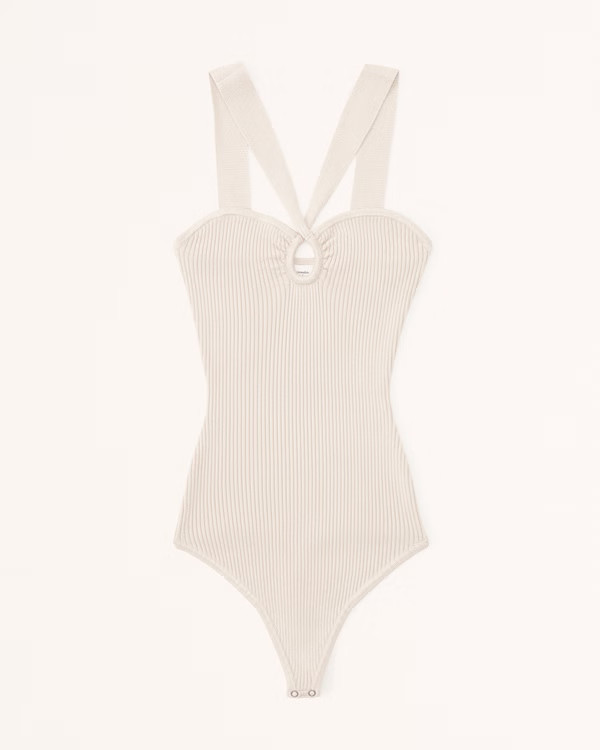 Women's Twist Halter Bodysuit | Women's Tops | Abercrombie.com | Abercrombie & Fitch (US)
