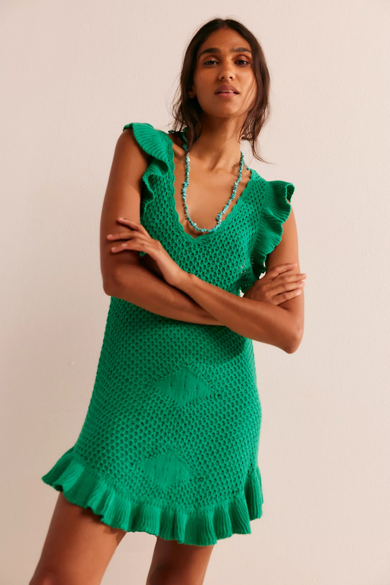 Mykonos Fauxchet Sweater Mini | Free People (Global - UK&FR Excluded)