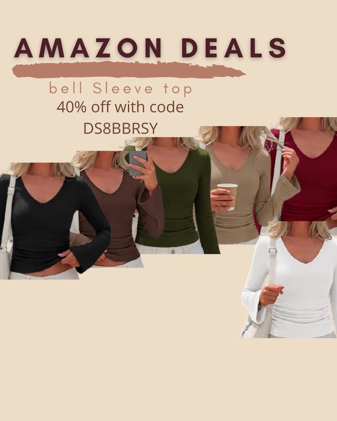 $8 ends 7/19

Amazon fashion
Amazon deals
Bell sleeve top
Date night outfit

#LTKSaleAlert