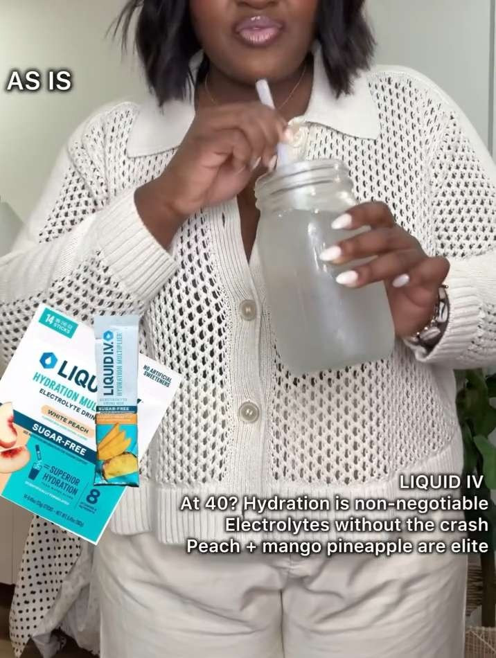 I used to struggle with drinking enough water until I found this electrolyte drink mix. Easy, flavorful, and perfect for busy days, workouts, travel, and summer heat. #HydrationEssentials #ElectrolyteDrink #WellnessFavorites #HealthyLifestyle #AmazonFinds #TravelEssentials #SummerWellness #DailyHabits #WellnessJourney #LTKWellness 

 #LTKfitnessgoals #LTKmomlife #LTKBeauty
