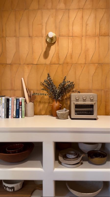 Cutest toaster oven + air fryer! 

What’s on my counter / kitchen appliances / walk in pantry / our place / earthy kitchen aesthetic 

#LTKhome