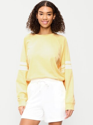 Oversized Raglan Sweatshirt | Old Navy (US)